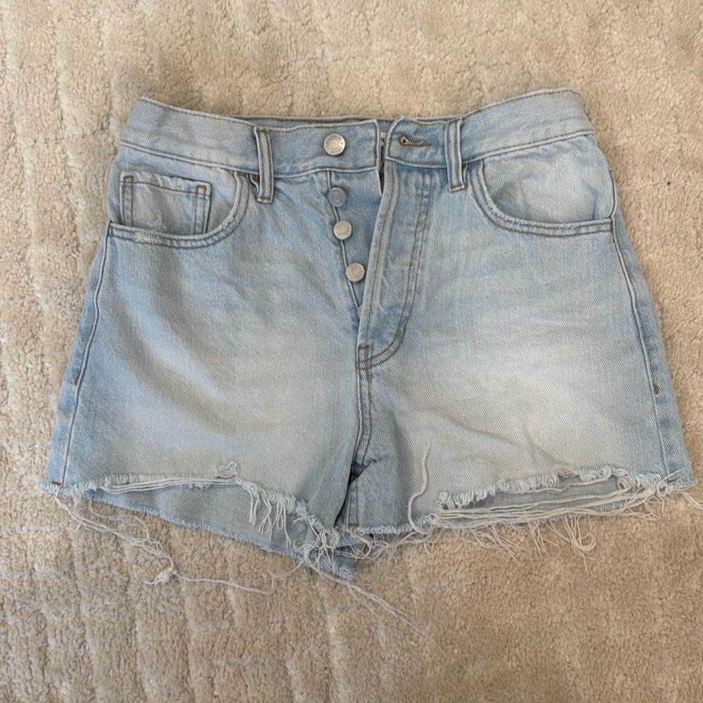 PacSun Vintage High Rise distressed Jean shorts